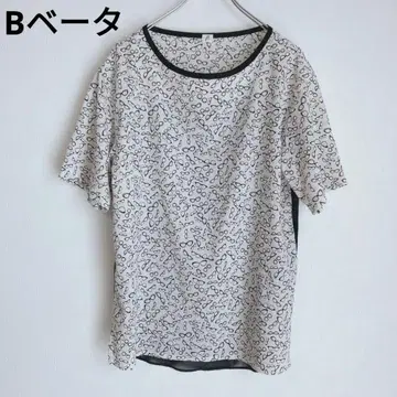 베이 안경 패턴 반팔 상의 라운드넥 여성 상의 비침 9