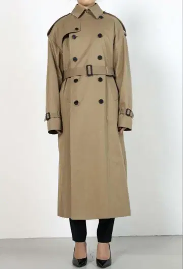 미사용 새상품 HYKE 하이크 TRENCH COAT BIG FIT
