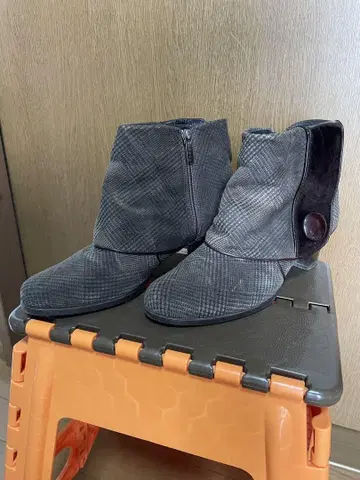 리걸 숏부츠 22cm 브라운