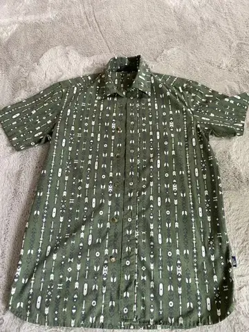 THE NORTH FACE 반팔 셔츠 S/P 올리브 그린