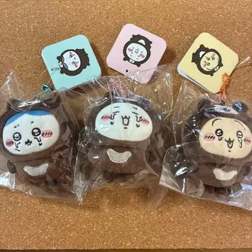 나가노 캐릭터즈 말레이곰을 쓴 마스코트 3점