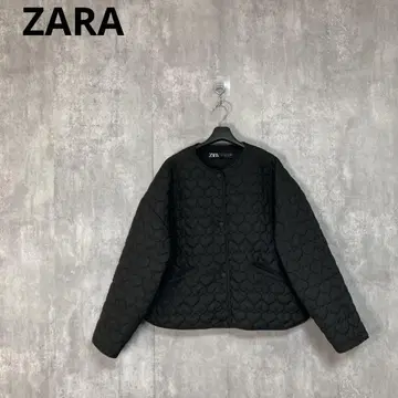[ ZARA ] 자라 하트 무늬 퀼팅 자켓