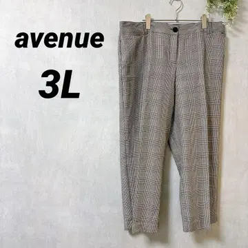 avenue [3L] 그레이 계열 체크 캐주얼 팬츠
