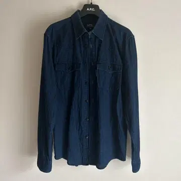 A.P.C. 데님 셔츠 긴팔