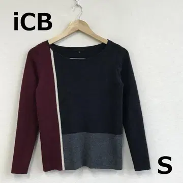 H1020A14 [ iCB ] 울 라운드넥 니트