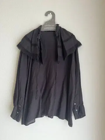 nest robe 프릴 탈부착 카라 린넨 셔츠