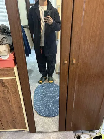 SILAS 네이비 테일러드 자켓