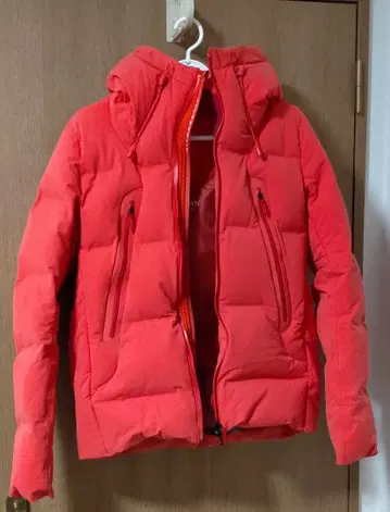 데상트 올웨이즈 라인 미즈사와 다운 마운테니어 오렌지 레드 M 사이즈