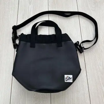 Drifter 인조 가죽 숄더백 2WAY 블랙