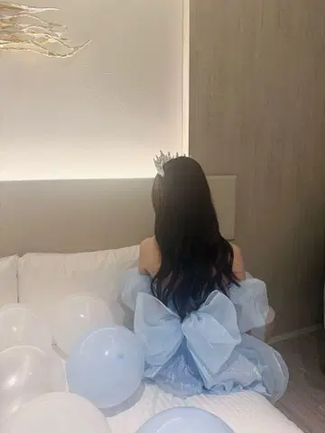 파랑 스카이블루 드레스 shein
