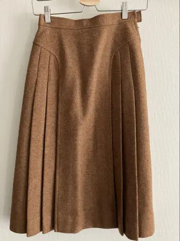 OXFORD QUINCY 울 플리츠 하코플리츠 스커트