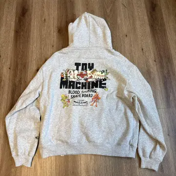 TOY MACHINE 그레이 후드티