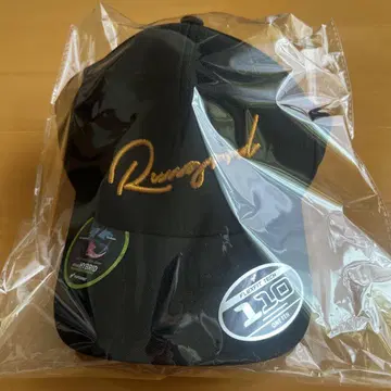 Rungood Poker 블랙 자수 로고 캡 FLEXFIT 110