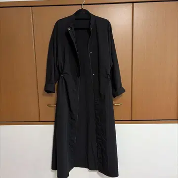 블랙 셔츠 원피스 긴팔