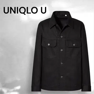 [ 미사용 새상품 ] UNIQLO U 코튼 트래커 자켓 블랙 L