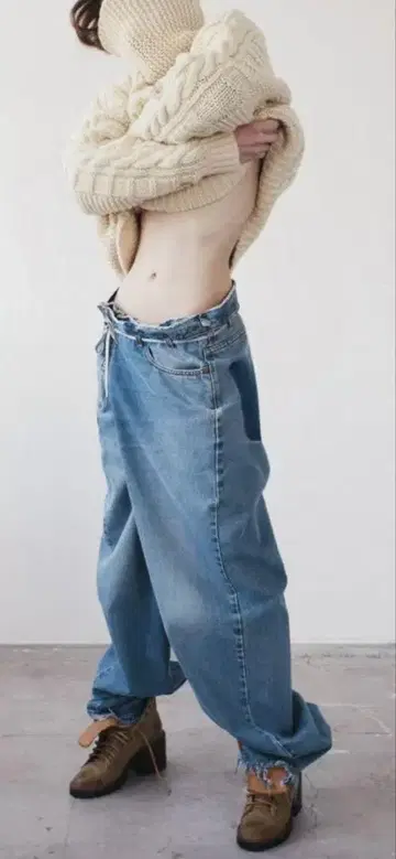 메종 에우레카 라이트 블루 데님