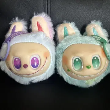 머리 부부 키링, 러브 부 키링 2개 세트
