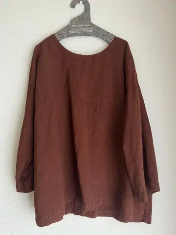 nest robe 린넨 셔츠 브라운