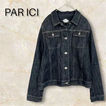 PAR ICI 데님 자켓 블루 M 캐주얼 귀여움