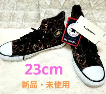 CONVERSE 레오파드 무늬 하이컷 스니커즈 23cm 새상품 보아
