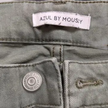 AZUL BY MOUSSY 그레이 스트레이트 데님