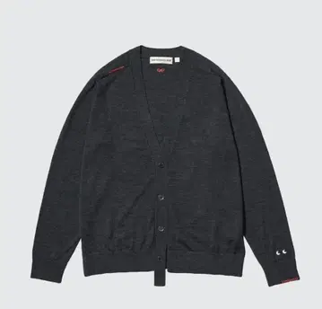 UNIQLO 안야 힌드마치 메리노 오버사이즈 V넥 가디건