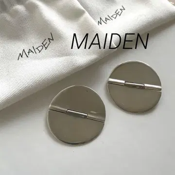 MAIDEN 서클 디스크 귀걸이 단종 실버925
