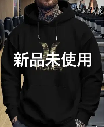 새상품 서프계 후드티 후드 트레이닝복 블랙 XXL 빅 사이즈