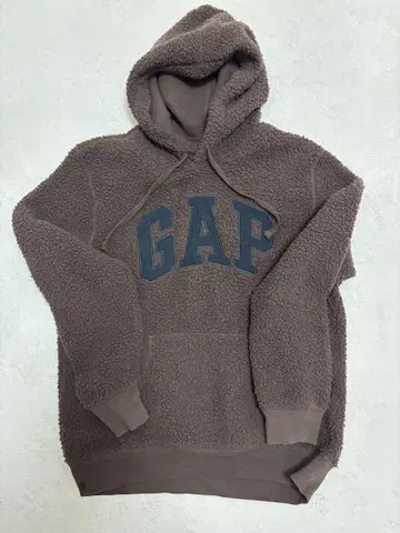 GAP 보아 후드티 M 브라운