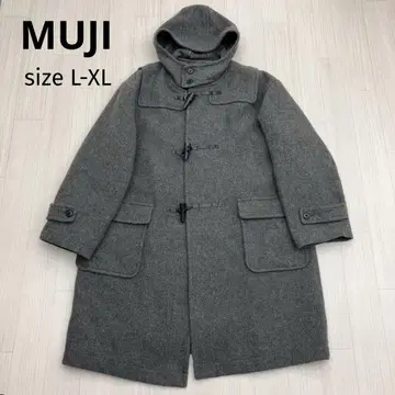 무인양품 MUJI 울 더플 코트 비즈니스 코트 L-XL