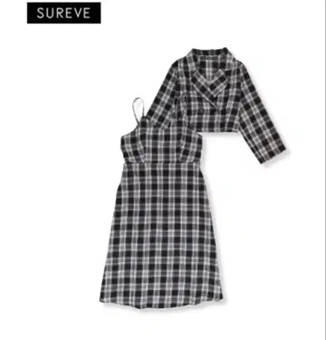 SUREVE 체크 무늬 셋업