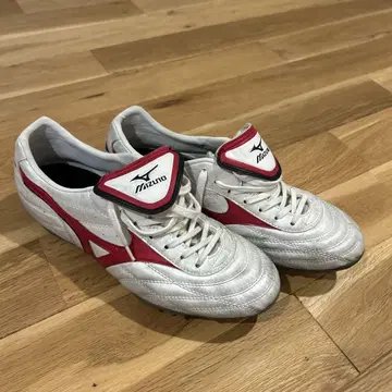 Mizuno 축구 스파이크 화이트/레드 27cm
