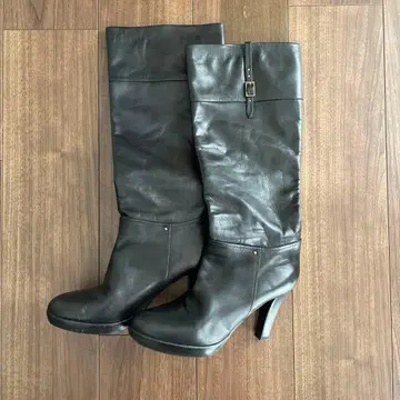 PARADIS COULEUR 블랙 롱 부츠 24cm