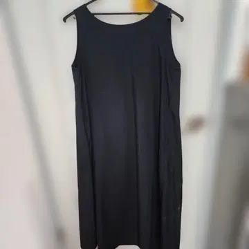 앙코키누 블랙 슬리브리스 원피스 LL~3L