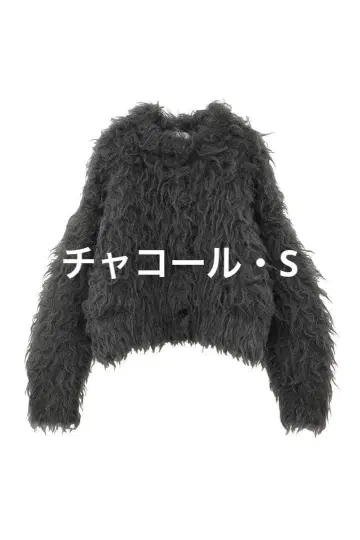 CLANE SHAGGY SHORT KNIT CARDIGAN 1 클라네