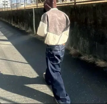 90s 빈티지 블루종 자켓 짧은 기장