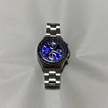 SEIKO 손목시계 HAPPY FLIGHT ANA 남성용 비행기 실버