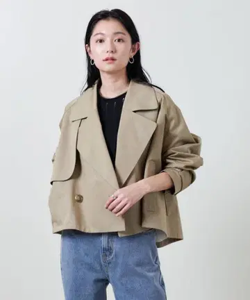<MARW UNITED ARROWS> 숏 트렌치코트