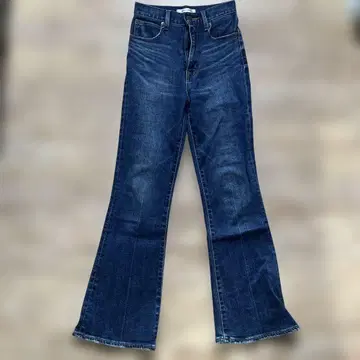 부츠컷 데님 23 사이즈 다크 블루