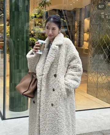 정품 CLANE 보아 롱 코트