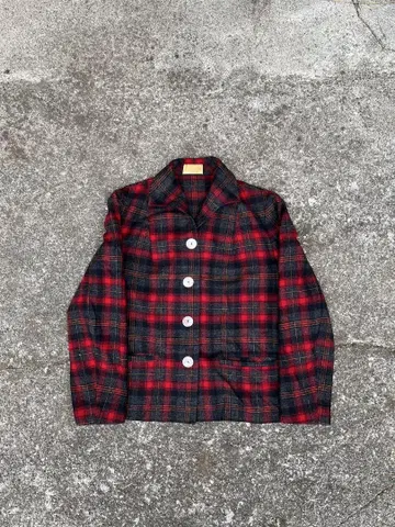 Pendleton 40s 빨검 체크 플란넬 셔츠