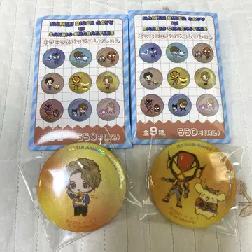 가면라이더 가브 산리오 콜라보 반짝반짝 캔뱃지 브람 라키아 세트