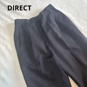 DIRECT 테이퍼드 팬츠 다크 그레이 여성용 M 비즈니스 새상품급