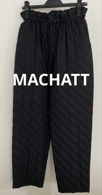 MACHATT 퀼팅 팬츠 F 사이즈