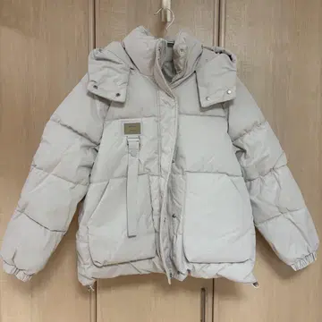 QINGSU 후드 부착 자켓 L 아이보리