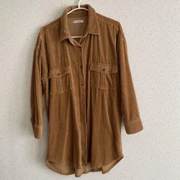 FREAK'S STORE 코듀로이 셔츠 브라운