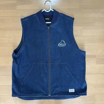 XLARGE 데님 베스트 집업 L 사이즈