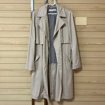 ZARA BASIC 베이지 트렌치코트