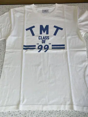 미사용! TMT CLASS OF '99' 화이트 티셔츠 L 사이즈