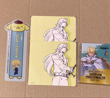 BLEACH 하슈발트 캔뱃지 코스터 산리오 니지겐노모리
